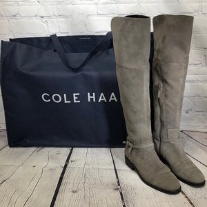 Cole Haan tall grey boots